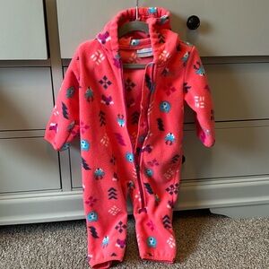 6-12mo Columbia Fleece Snowtop II Bunting
